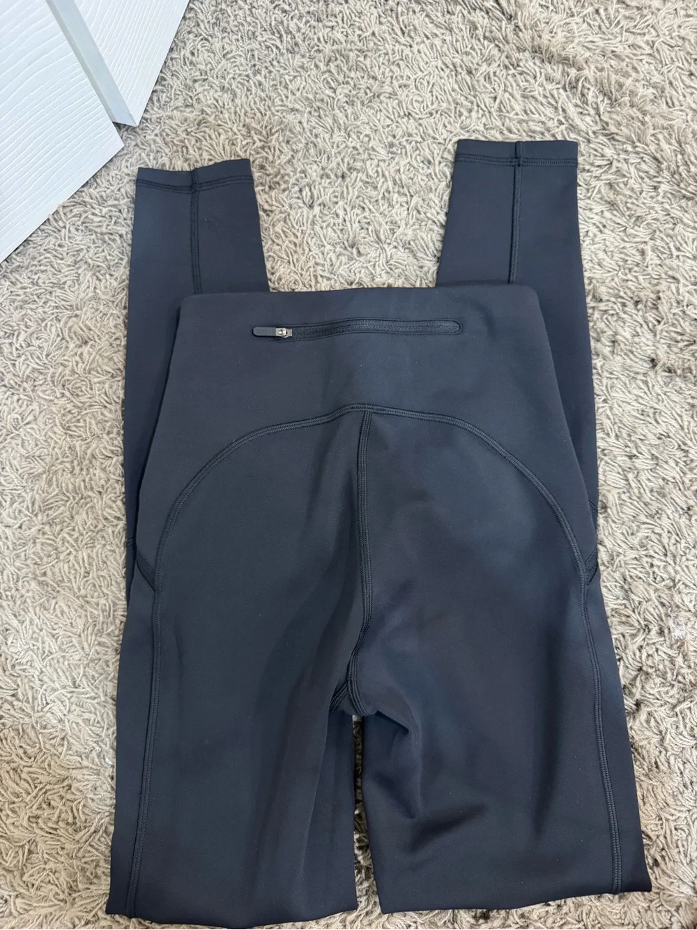 lululemon athletica Black Performance Leggings with Subtle Stud Accents
